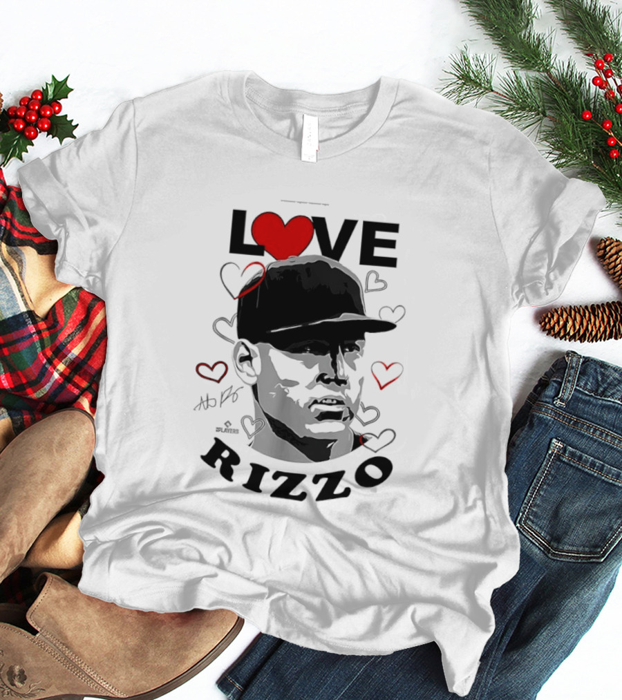 Love Heart Anthony Rizzo New York Yankees Baseball T-Shirt