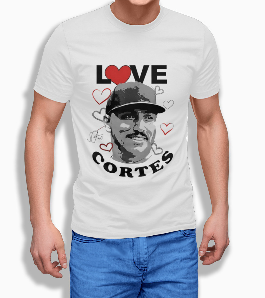 Love Nestor Cortes Yankees Baseball Heart T-Shirt