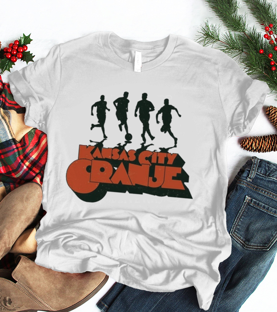 Kansas City Orange Soccer Silhouettes Made Mobb T-Shirt