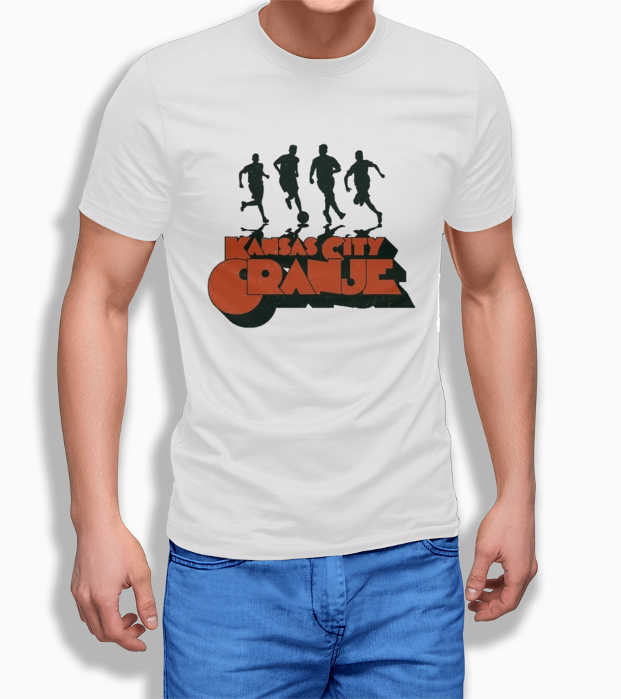Kansas City Orange Soccer Silhouettes Made Mobb T-Shirt