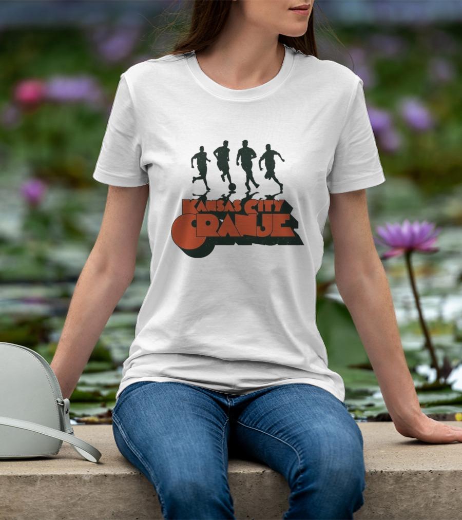 Kansas City Orange Soccer Silhouettes Made Mobb T-Shirt