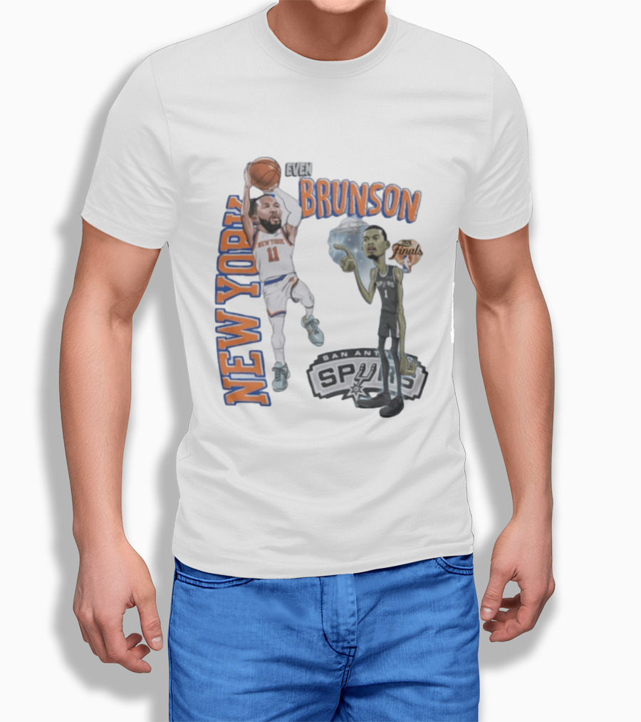 New York Even Brunson NBA Finals San Antonio Spurs T-Shirt
