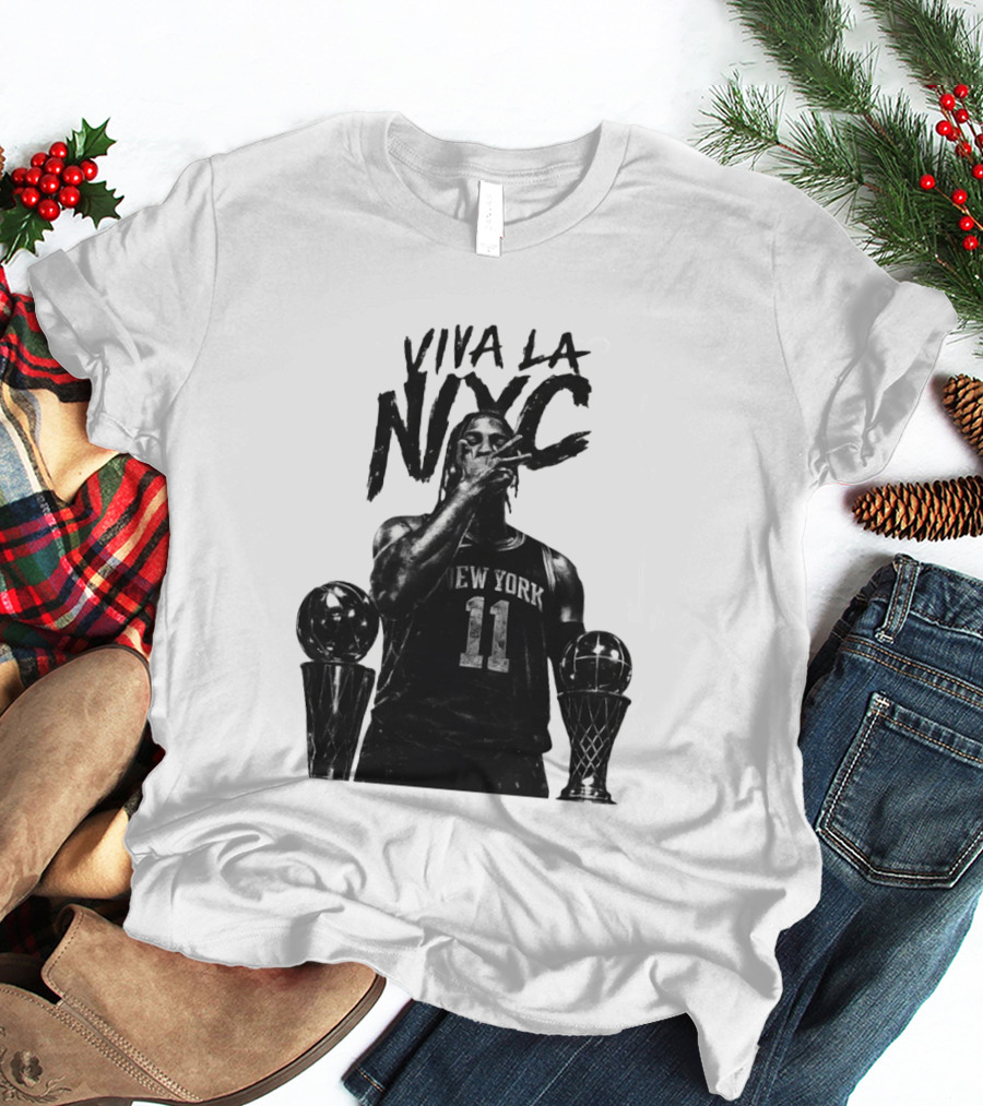 Viva La NYC Jalen Brunson 11 New York Knicks Basketball Player T-Shirt