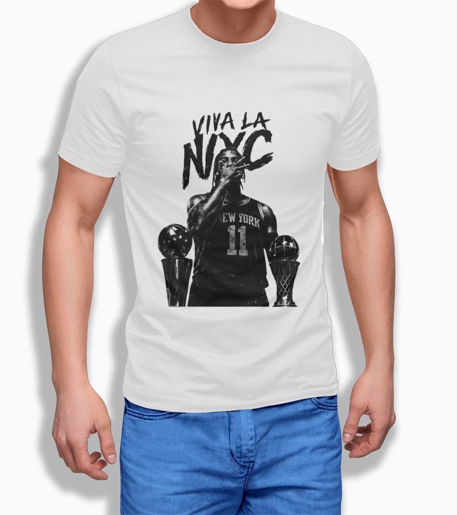 Viva La NYC Jalen Brunson 11 New York Knicks Basketball Player T-Shirt