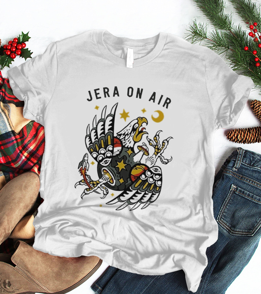 Jera On Air 2026 Festival Ysselsteyn Netherlands June 25 26 27 Mythical Eagle Stars Moon T-Shirt
