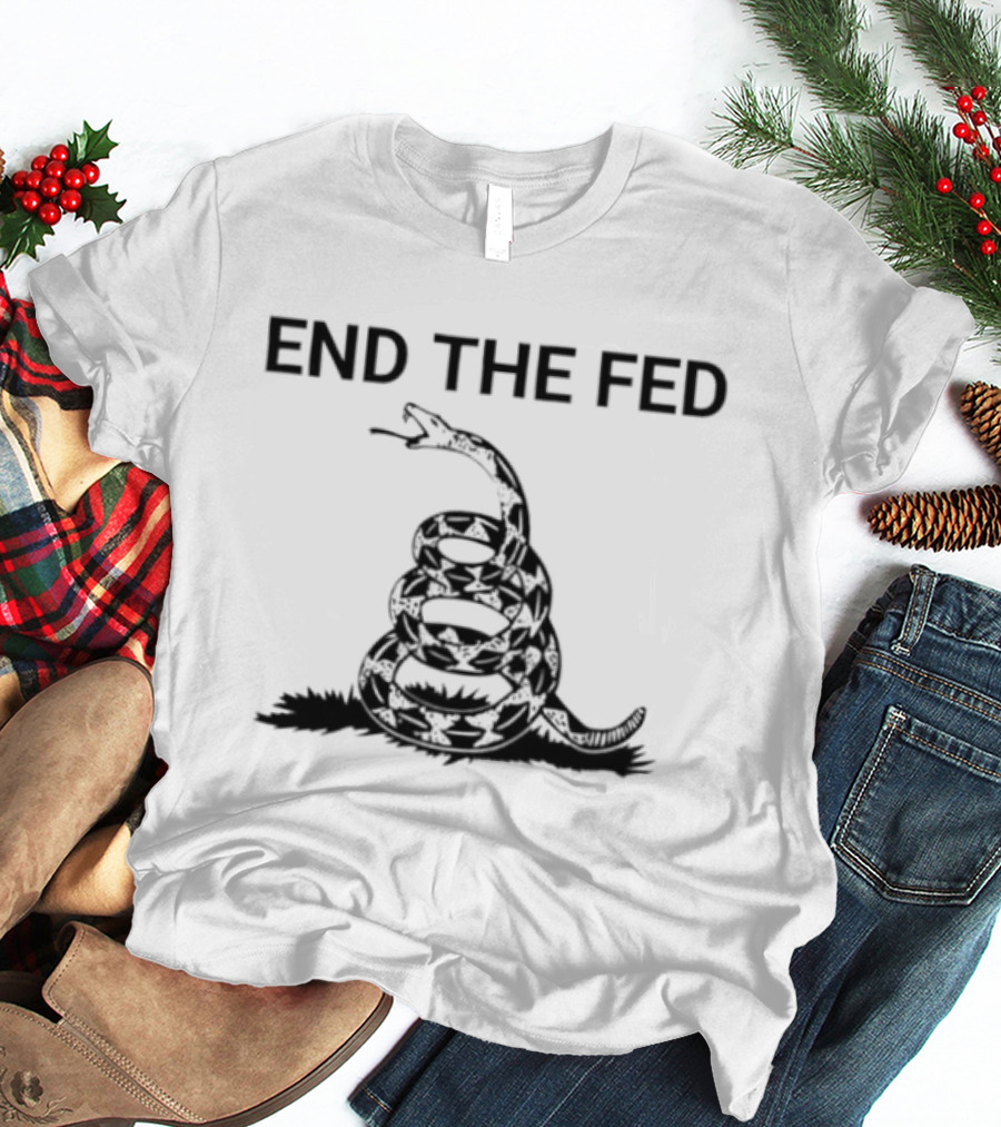 End The Fed Coiled Snake T-Shirt