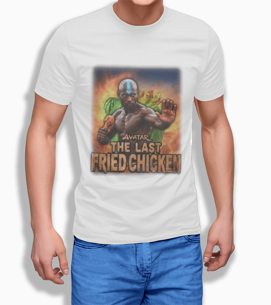 Avatar The Last Fried Chicken Parody Humor Martial Arts Mashup T-Shirt