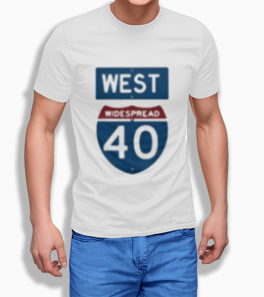 Goin' Out West Tour Summer 2026 Widespread 40 Interstate T-Shirt
