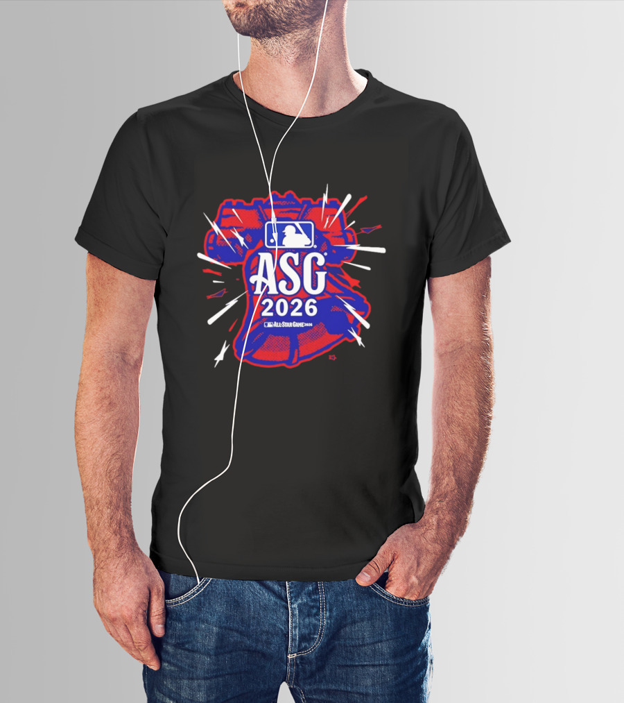2026 MLB All Star Game ASG Loud Liberty Bell Explosion T-Shirt