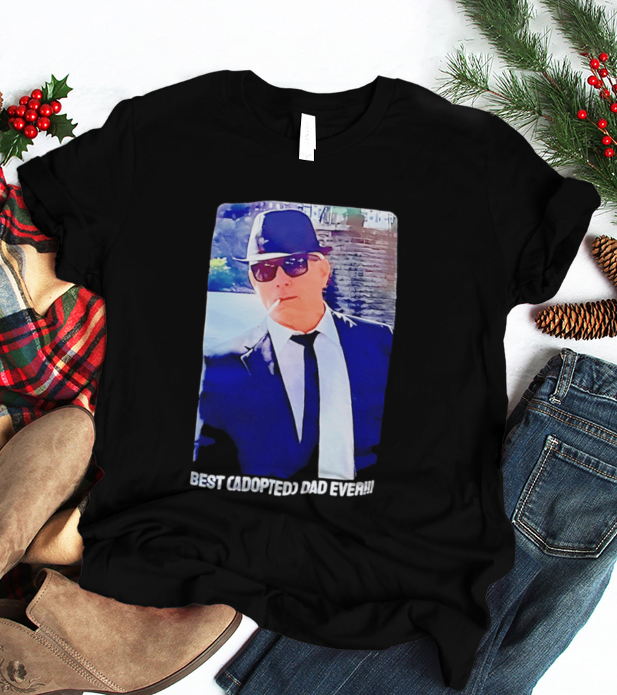 Blues Brothers Best Cadopted Dad Ever T-Shirt