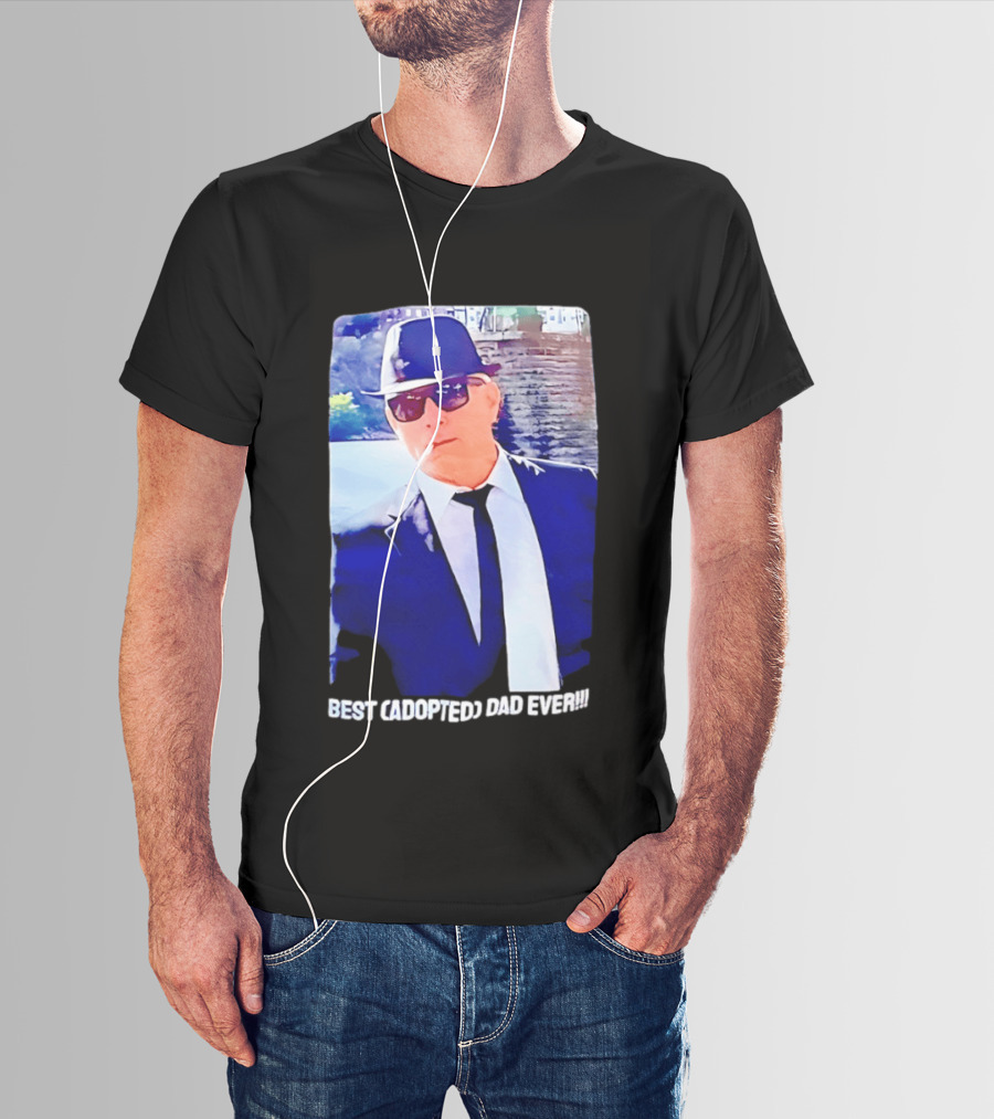 Blues Brothers Best Cadopted Dad Ever T-Shirt