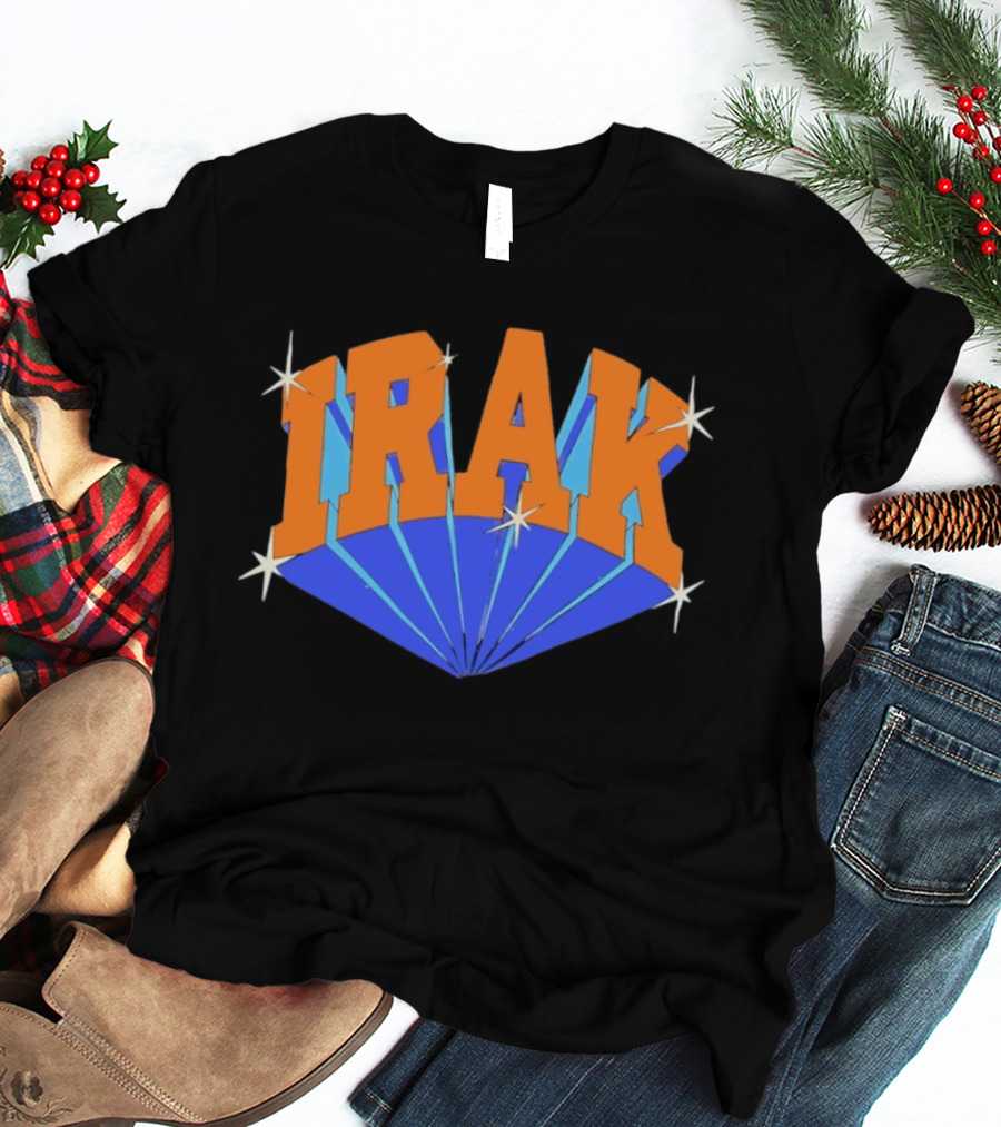 IRAK New York Knicks Basketball Team Collaboration T-Shirt