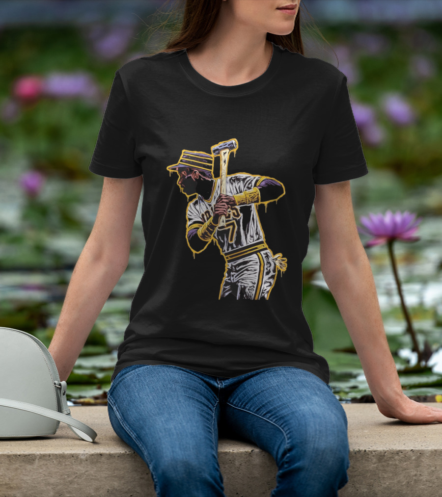 Roberto Clemente Pittsburgh Pirates Number 21 Baseball T-Shirt