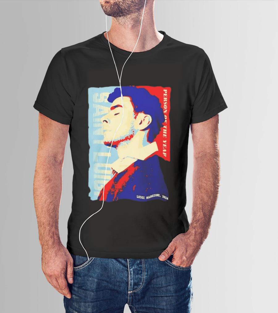 Saint Luigi Mangione 2024 Person Of The Year T-Shirt