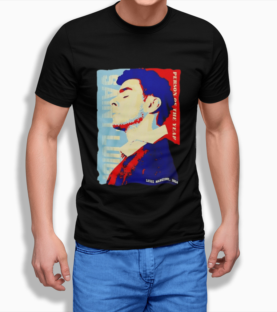 Saint Luigi Mangione 2024 Person Of The Year T-Shirt