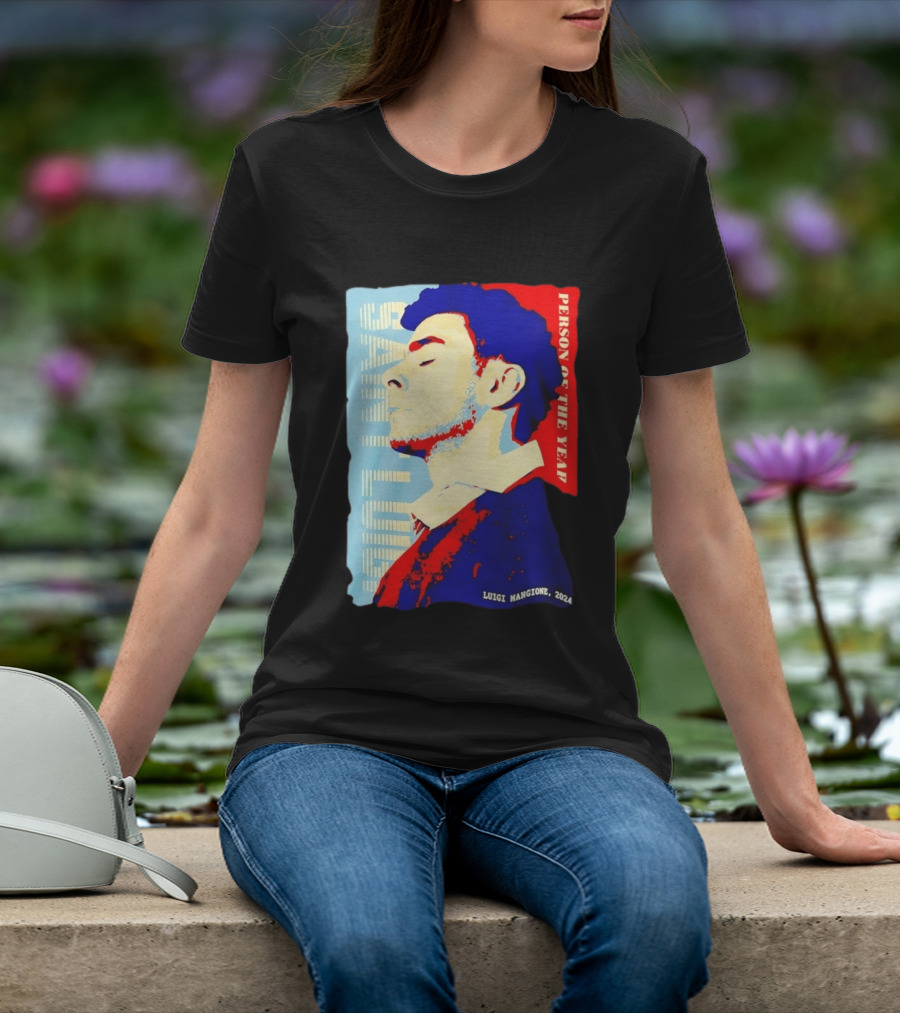 Saint Luigi Mangione 2024 Person Of The Year T-Shirt