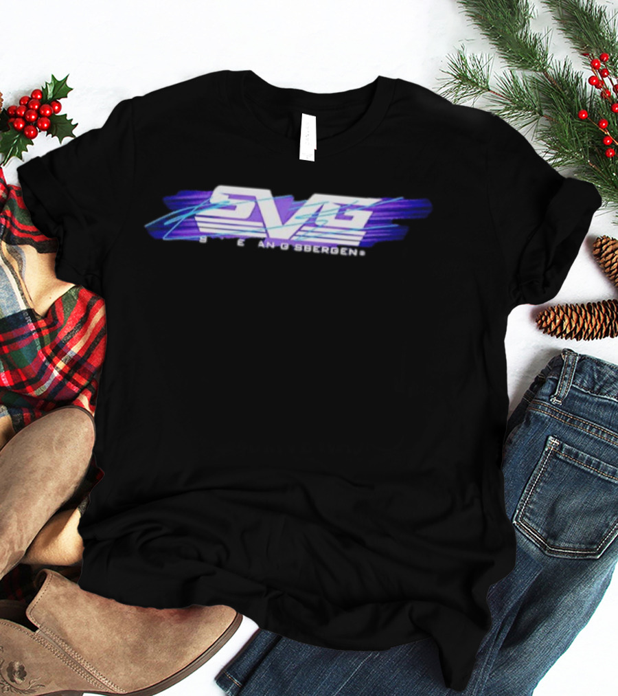Shane Van Gisbergen SVG Stripe Racing Style Purple And Blue T-Shirt