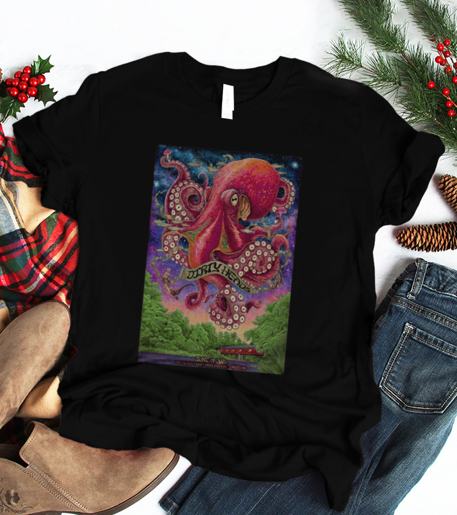 Dirty Heads Northlands Music June 19 2026 Swanzey NH Octopus T-Shirt