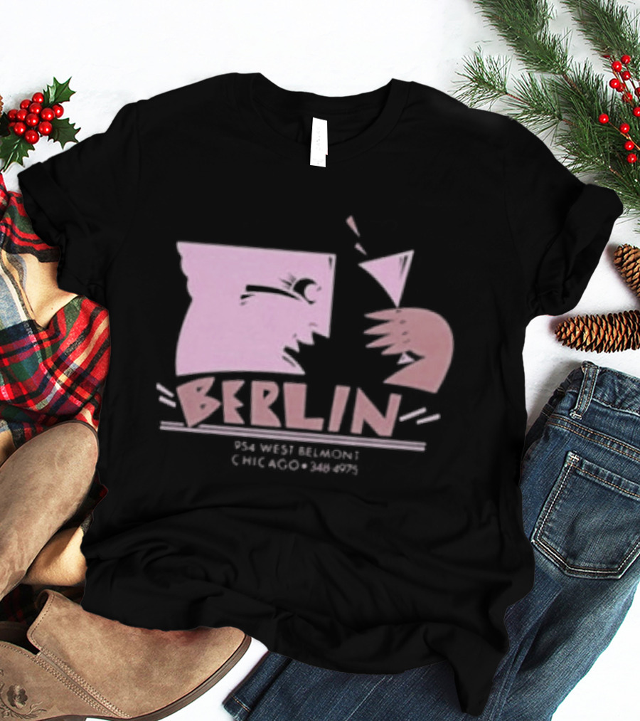 Night Gallery Berlin Club Art Pink Brush T-Shirt