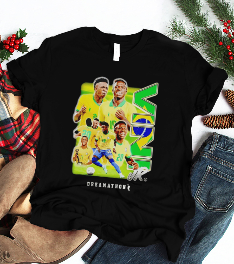 Vini Jr Brazil Dreamathon Soccer Moments T-Shirt