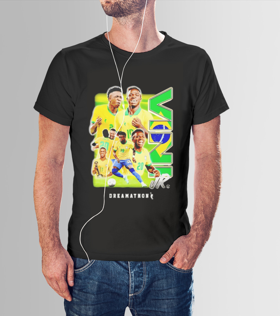 Vini Jr Brazil Dreamathon Soccer Moments T-Shirt