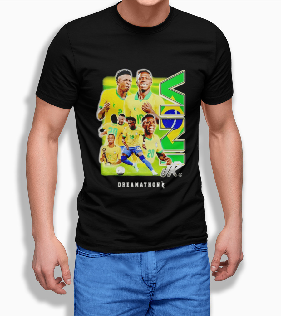 Vini Jr Brazil Dreamathon Soccer Moments T-Shirt