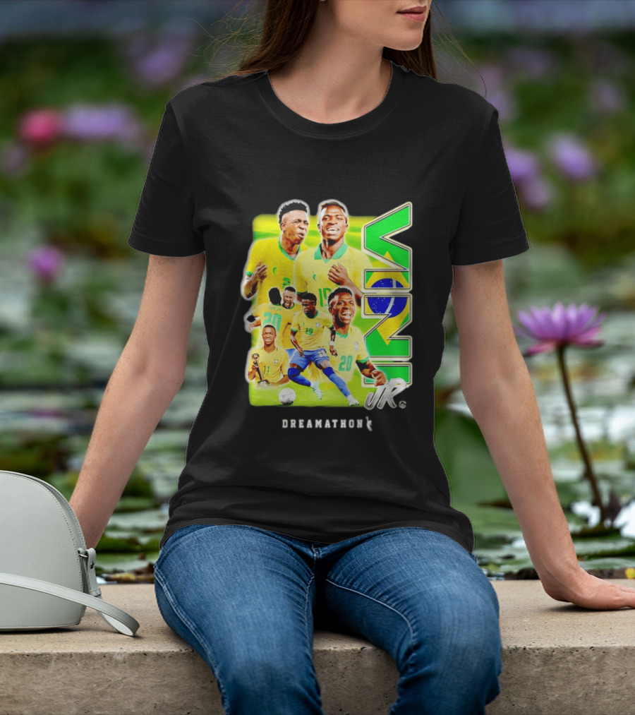 Vini Jr Brazil Dreamathon Soccer Moments T-Shirt