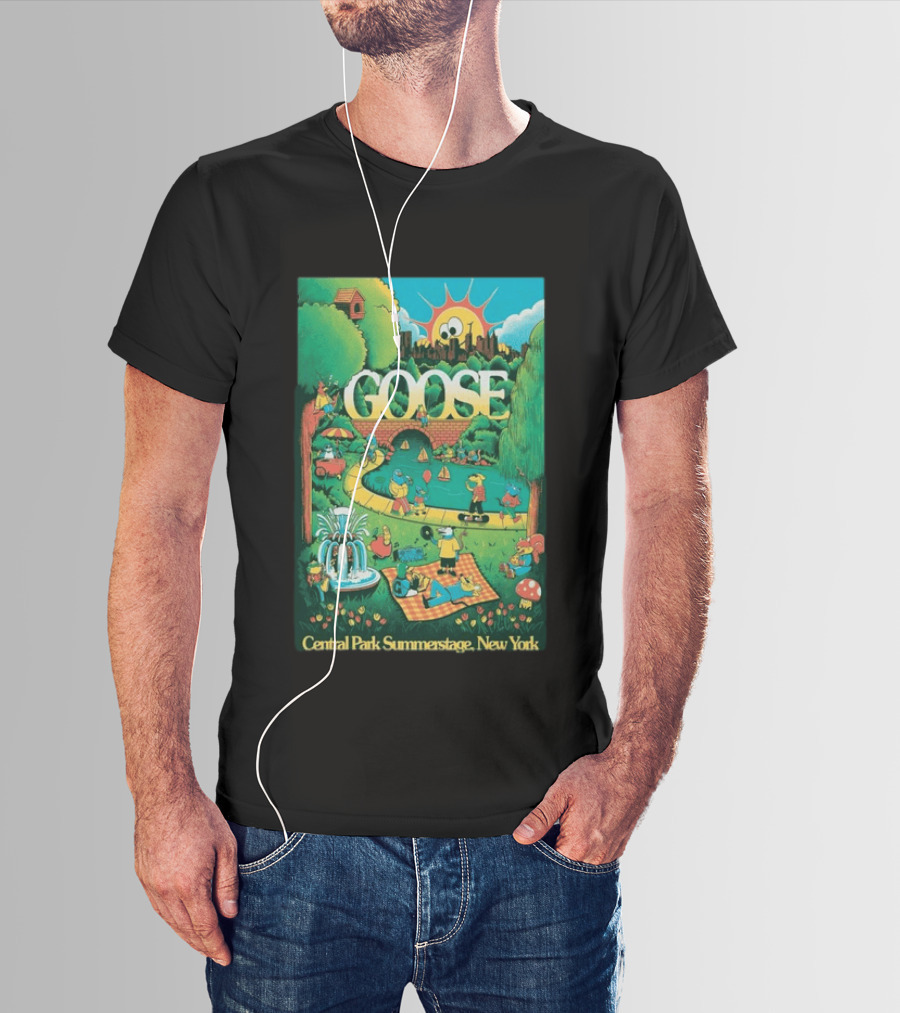 GOOSE Central Park Summerstage New York Jun 21 2026 T-Shirt