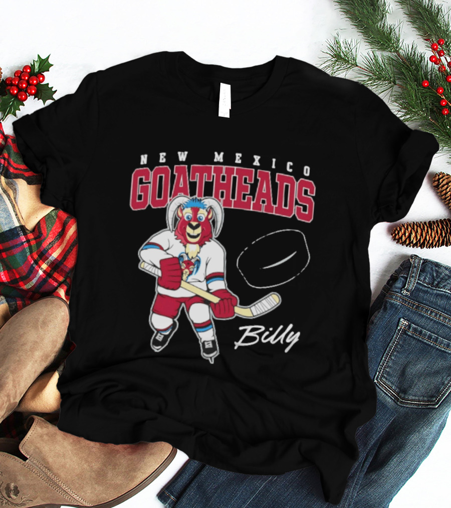 New Mexico Goatheads Billy Hockey T-Shirt