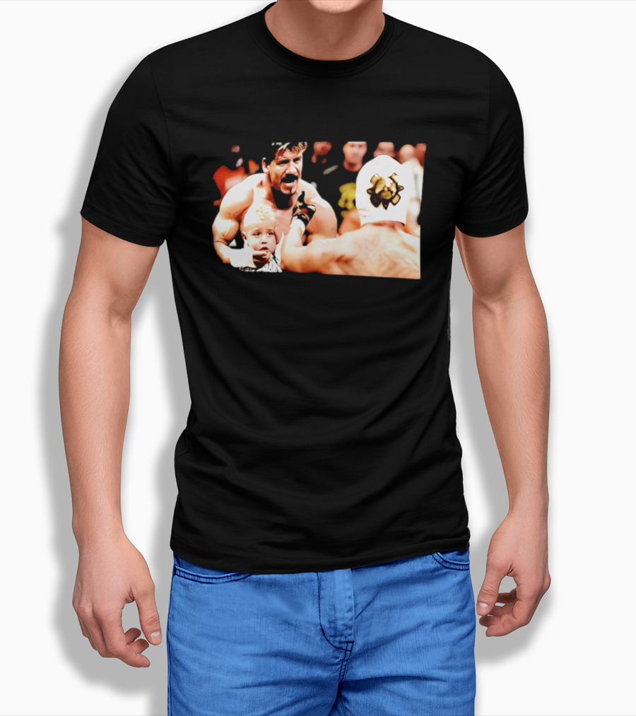Eddie Guerrero Rey Mysterio Dominik Mysterio Custody Battle Iconic Wrestling Moment T-Shirt