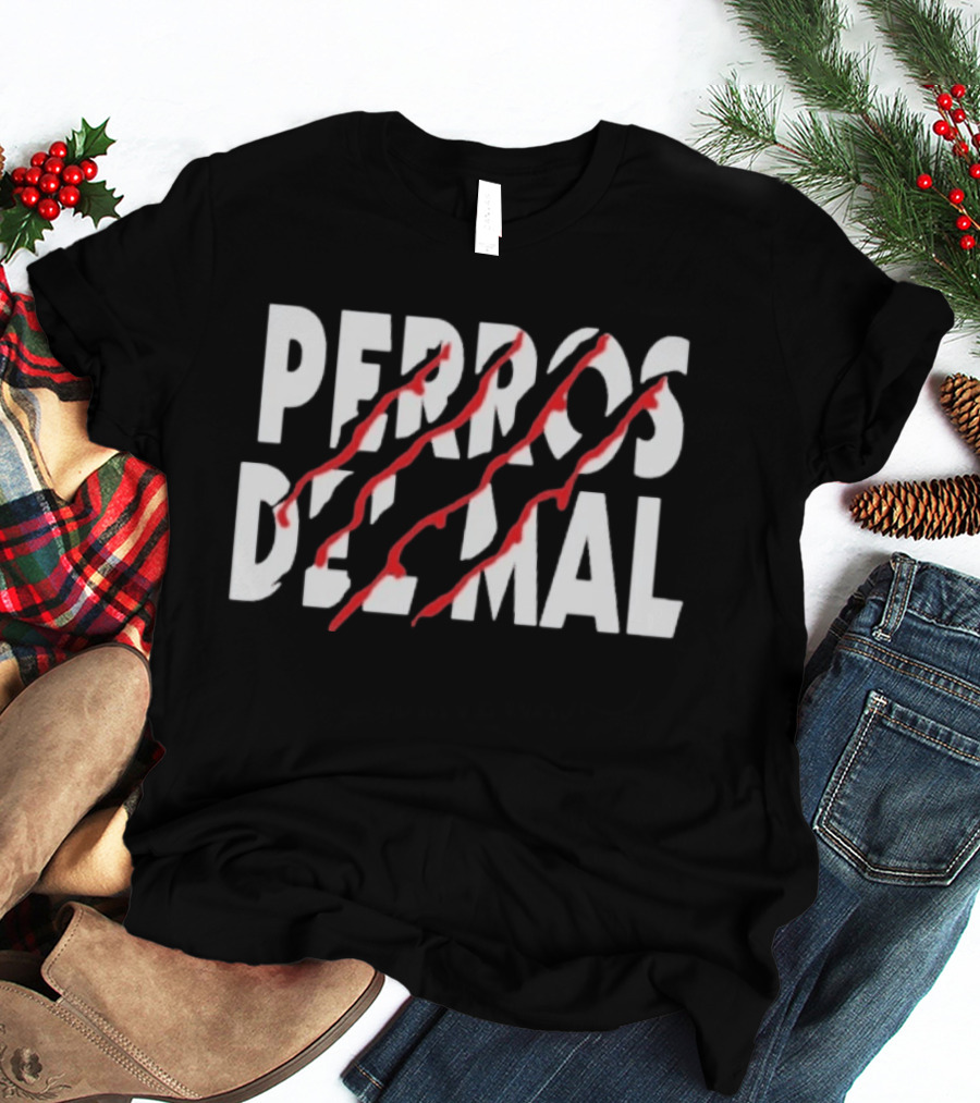 Perros Del Mal Scratch Red Claw Marks T-Shirt