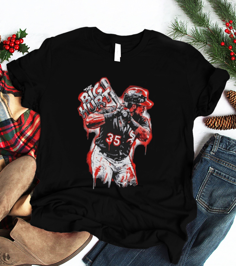 Frank Thomas The Big Hurt 35 Chicago White Sox T-Shirt