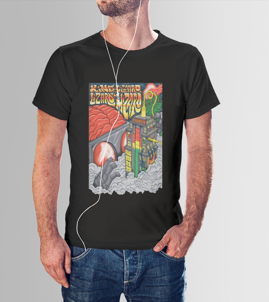 King Gizzard & The Lizard Wizard Forest Hills Stadium Queens NY August 2026 Concert T-Shirt