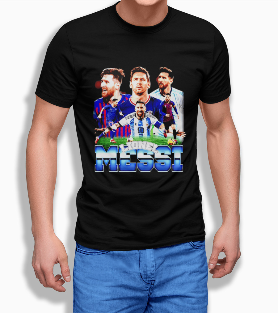 Lionel Messi Barcelona Paris Saint Germain Argentina Football Legend T-Shirt