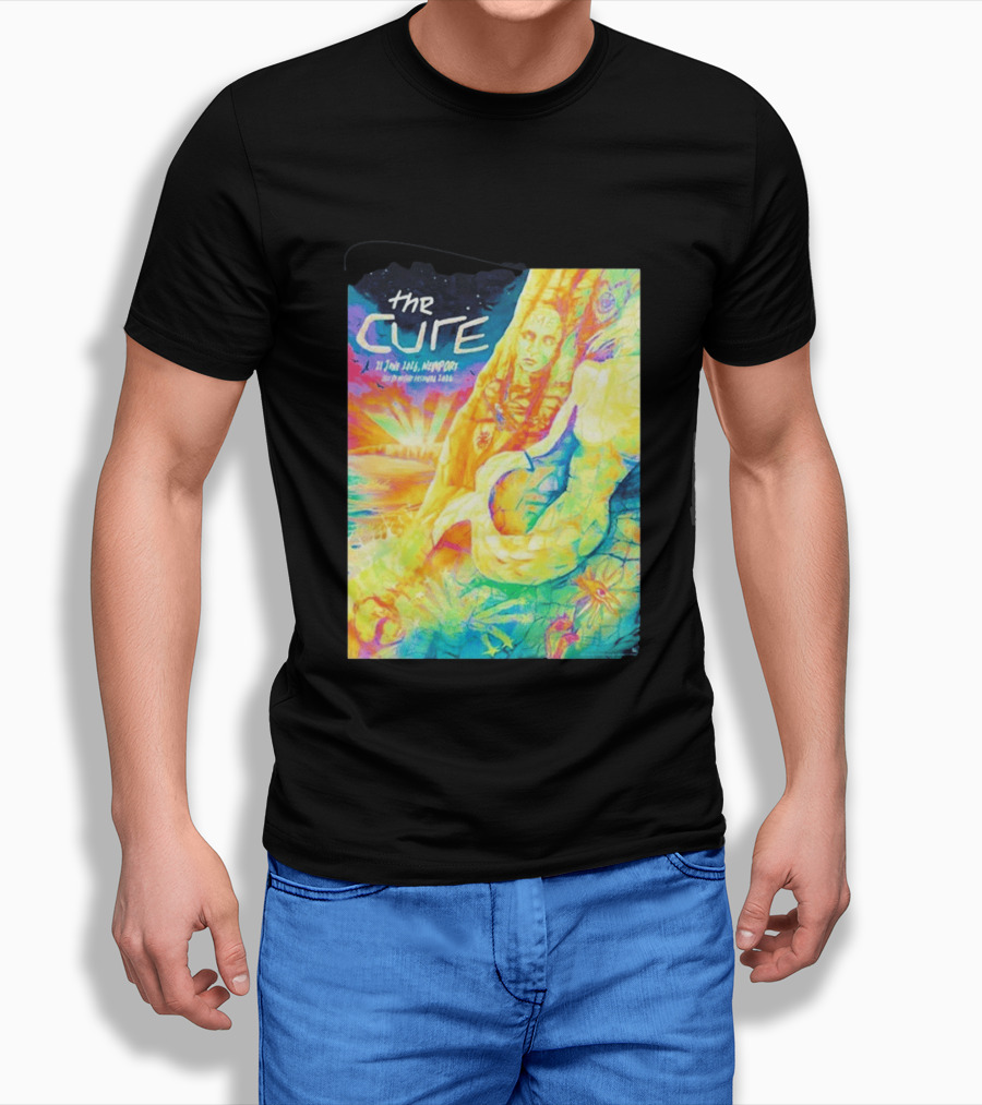 The Cure Isle Of Wight Festival Newport June 21 2026 Psychedelic T-Shirt