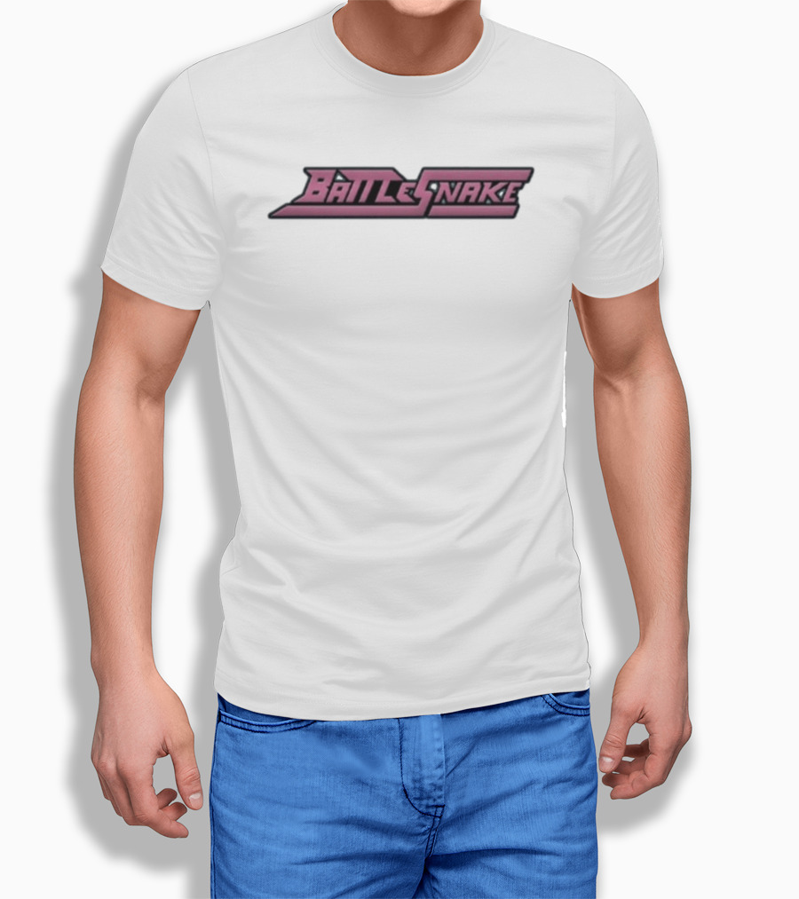 Battlesnake Pink Retro Gaming Style Font T-Shirt