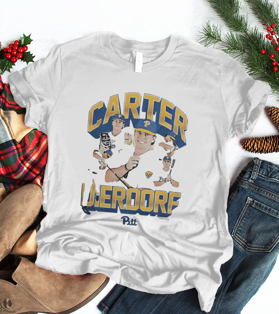 Carter Dierdorff Pitt Baseball Panthers NCAA T-Shirt