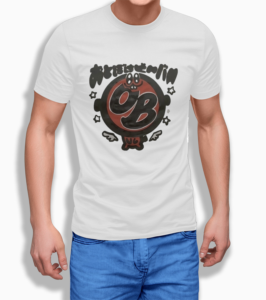 Otoboke Beaver 2026 Tour OB Logo With Cartoon Character And Stars T-Shirt