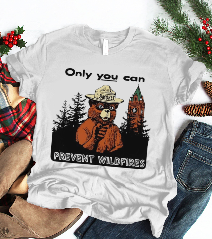 Only You Can Prevent Wildfires Smokey Bear X Montana Collaboration T-Shirt