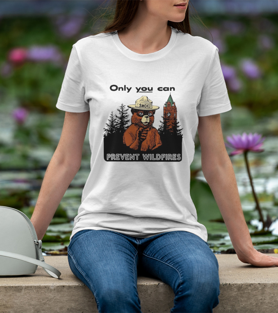 Only You Can Prevent Wildfires Smokey Bear X Montana Collaboration T-Shirt