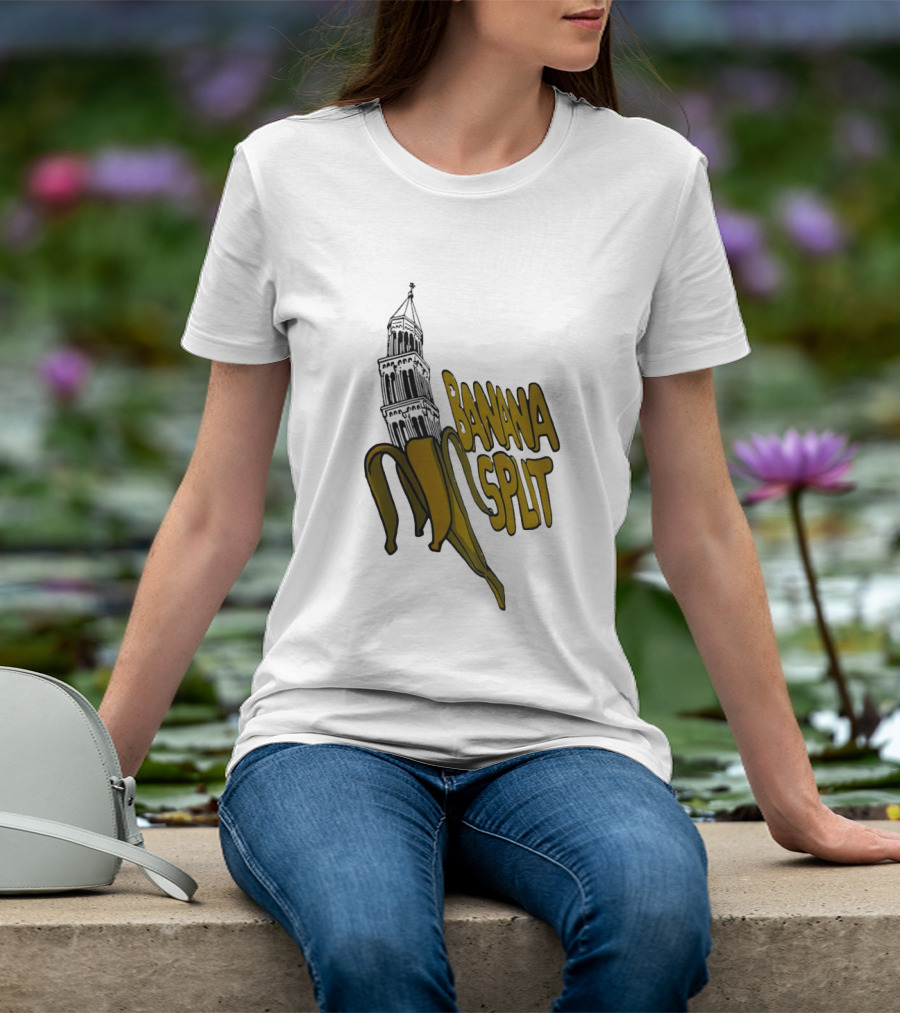 Split Diocese Bell Tower Banana Split Architecture T-Shirt
