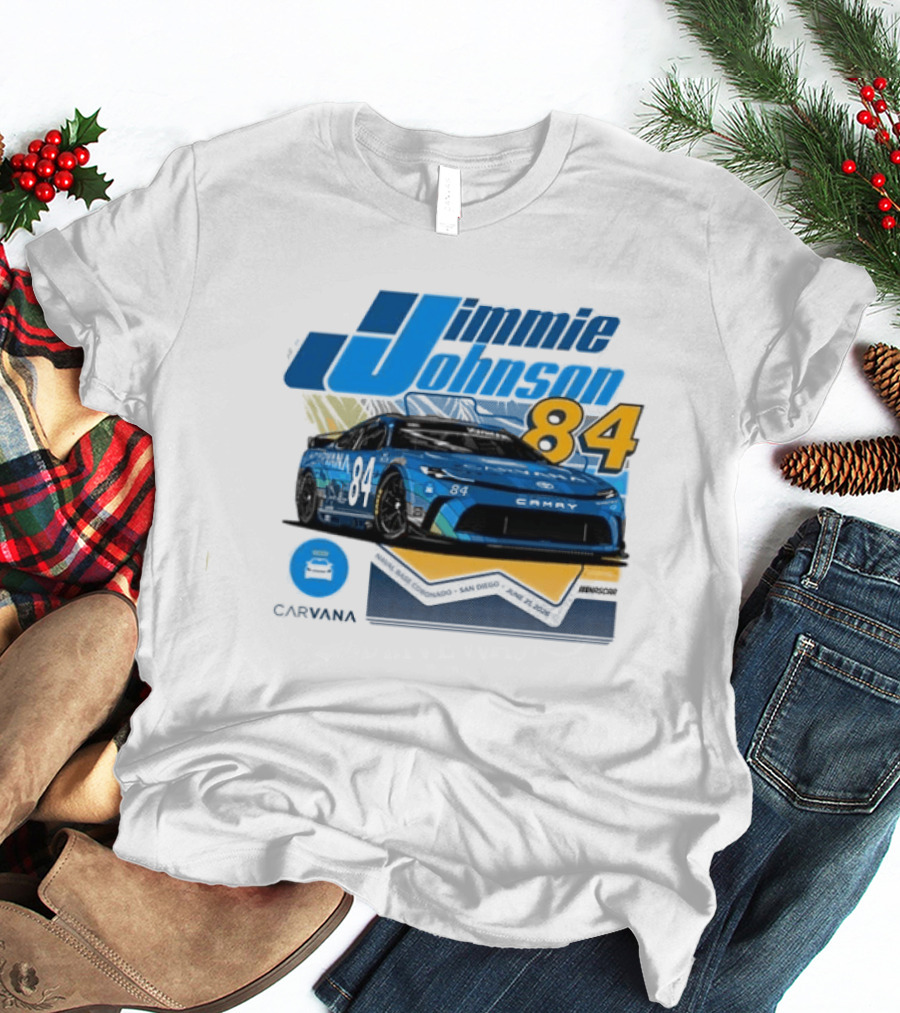Jimmie Johnson 84 Carvana San Diego Paint Scheme 2026 T-Shirt