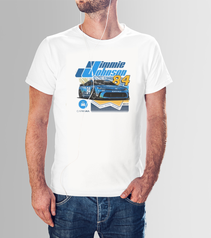 Jimmie Johnson 84 Carvana San Diego Paint Scheme 2026 T-Shirt
