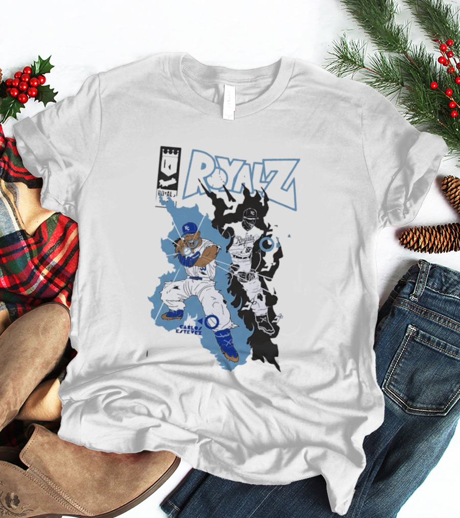 Kansas City Royals Dragon Balls Anime Crossover 2026 Carlos Estevez T-Shirt