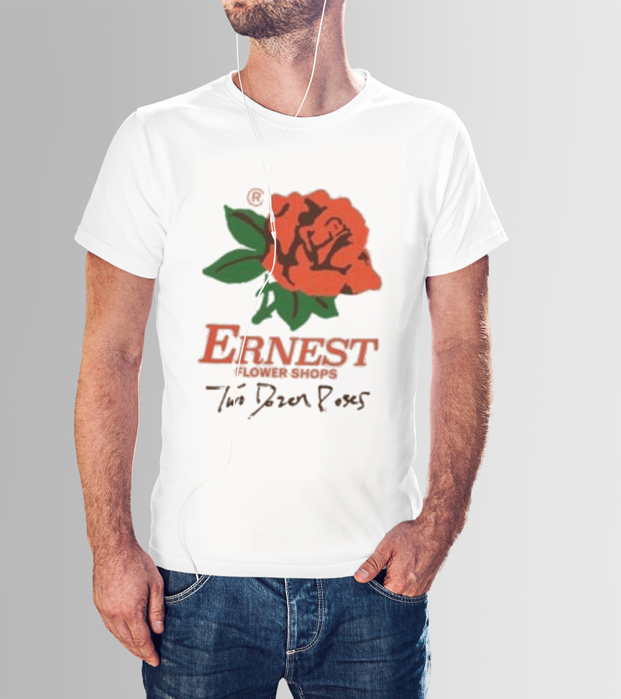 Ernest Flower Shops Two Dozen Roses Rose T-Shirt