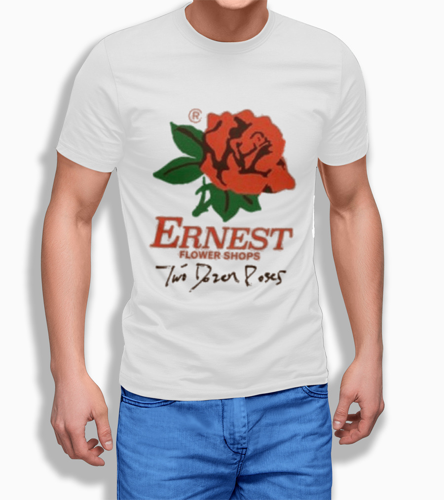 Ernest Flower Shops Two Dozen Roses Rose T-Shirt