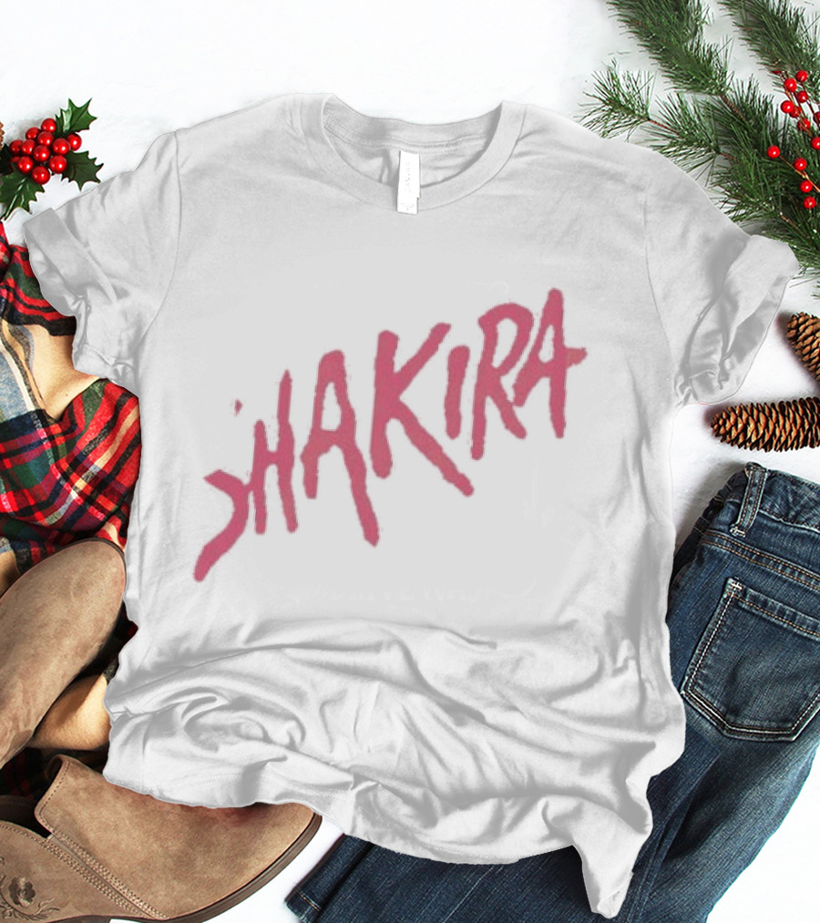 Shakira Las Mujeres Ya No Lloran World Tour Neon T-Shirt