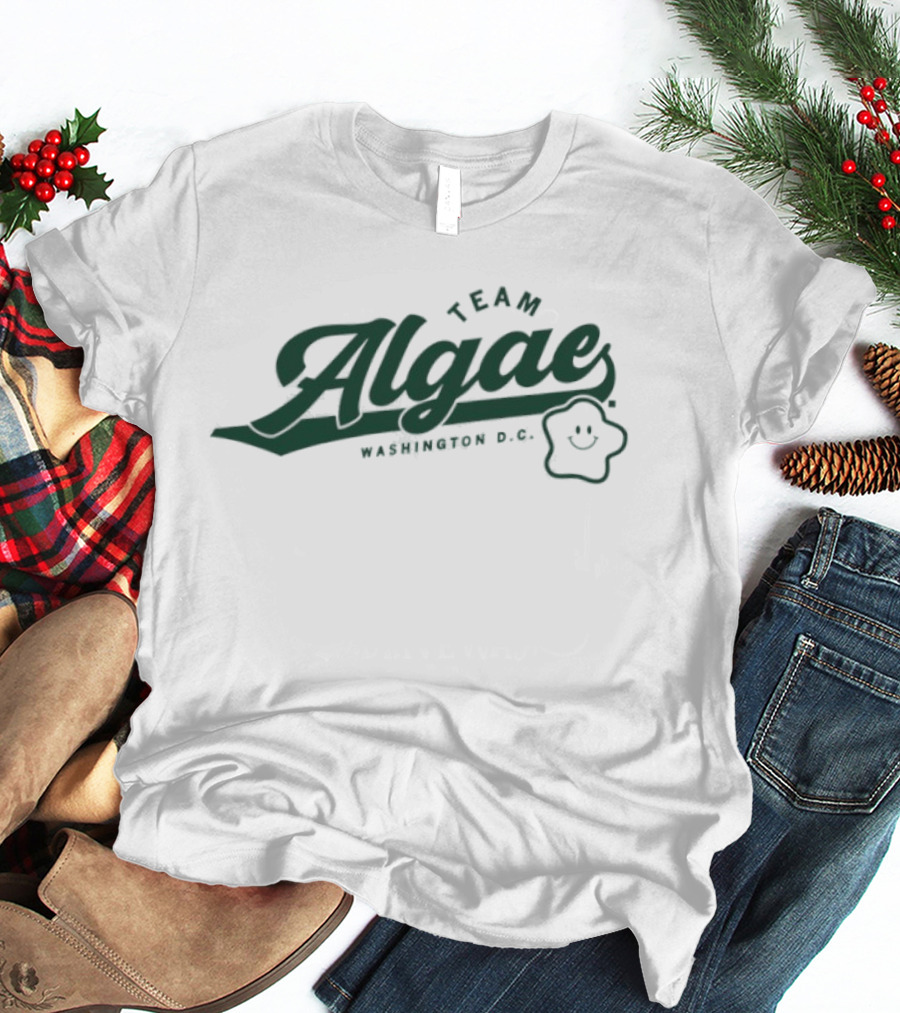 Team Algae Washington D.C. Smiley Face T-Shirt