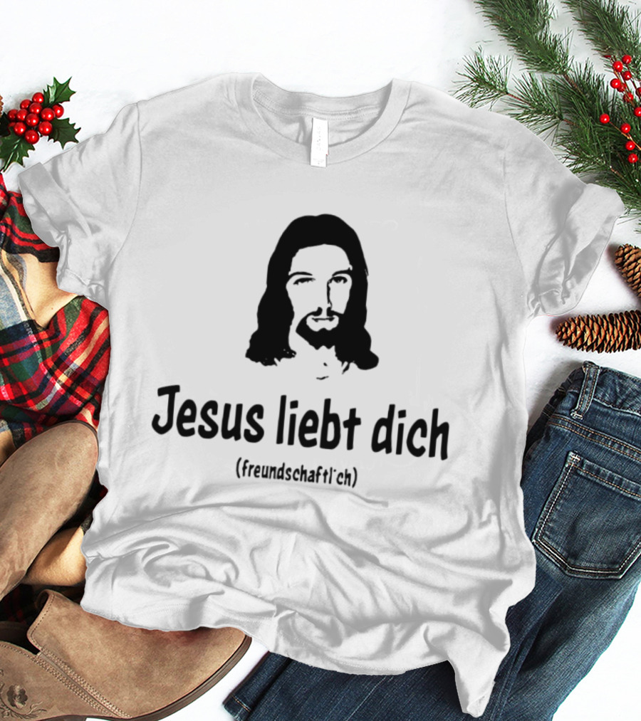 Jesus Liebt Dich Freundschaftlich T-Shirt