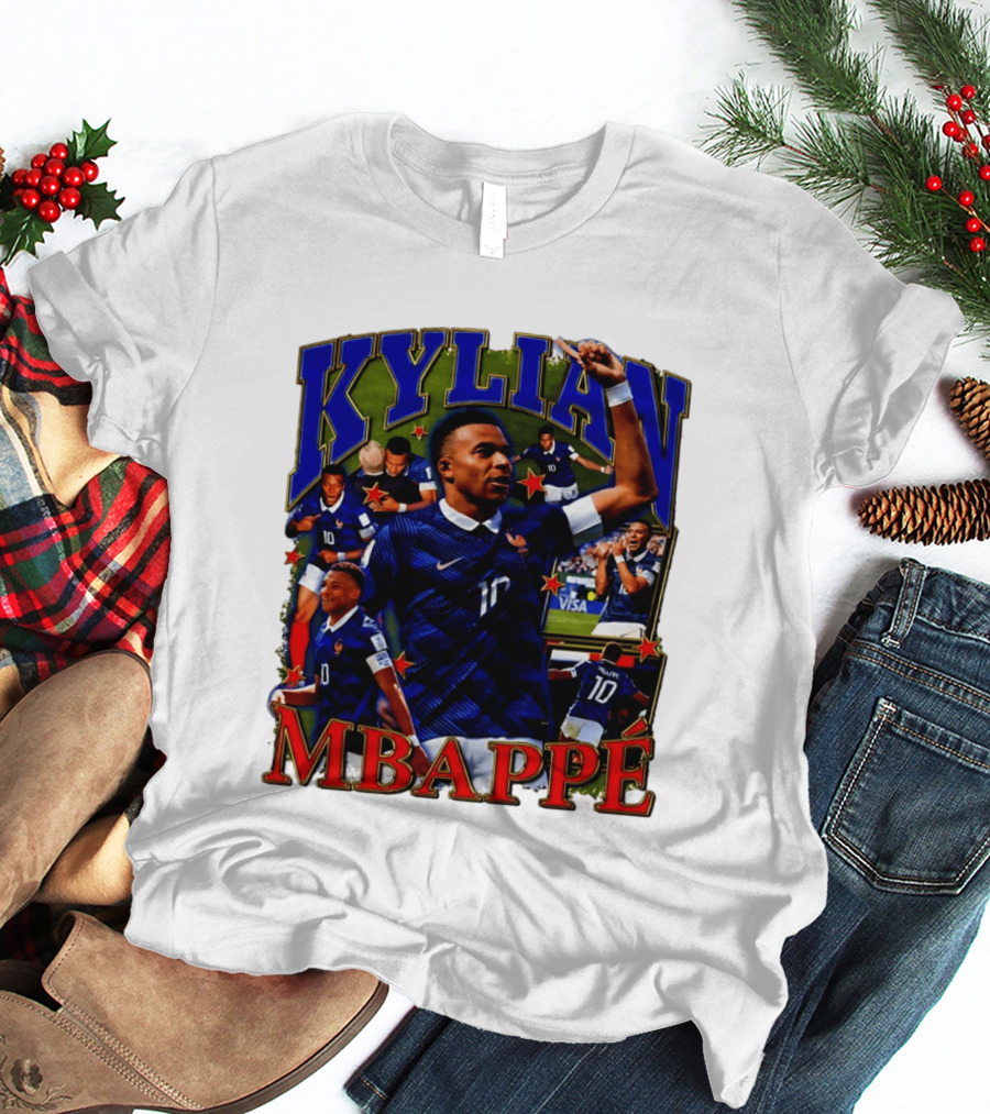 Kylian Mbappe France National Team Star Player Highlights Number 10 T-Shirt